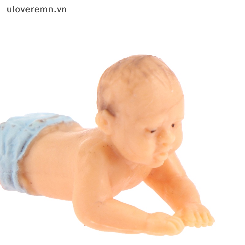 Mô Hình Búp Bê Em Bé Mini Dễ Thương Dùng Trang Trí
