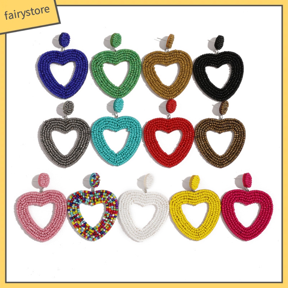 Bông Tai Hình Trái Tim Thời Trang Dành Cho Nữ