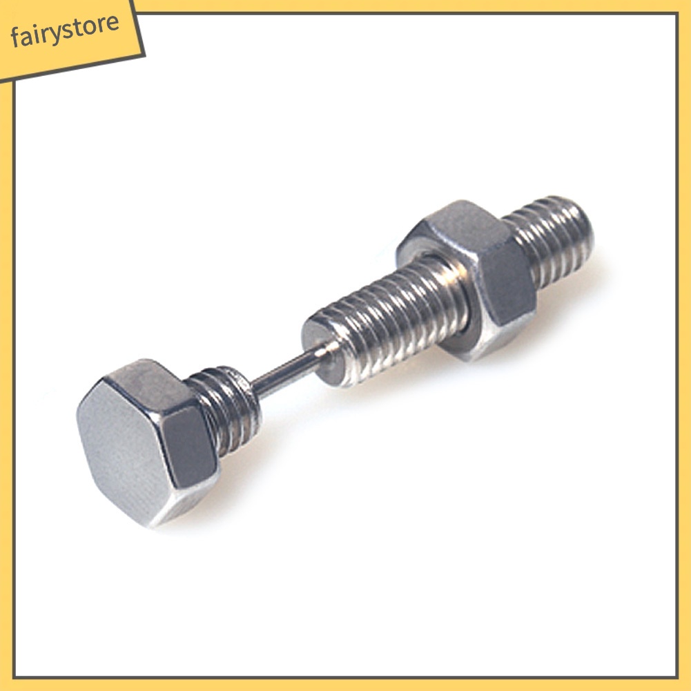 1 Khuyên Xỏ Cơ Thể Bằng Thép Không Gỉ Cá Tính Thời Trang Unisex