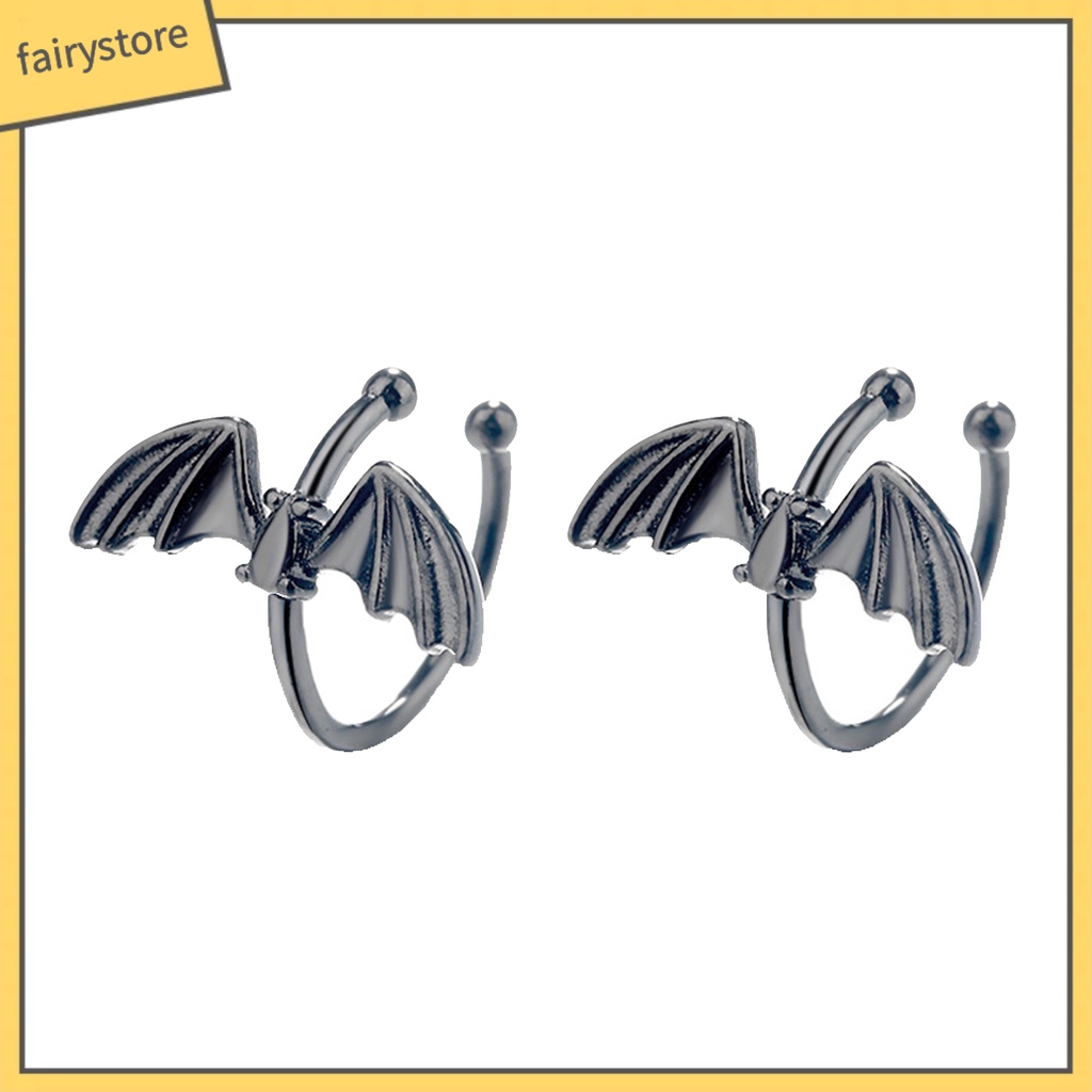 Khuyên Tai Dạng Kẹp Không Xỏ Hình Dơi Thời Trang Cho Nữ