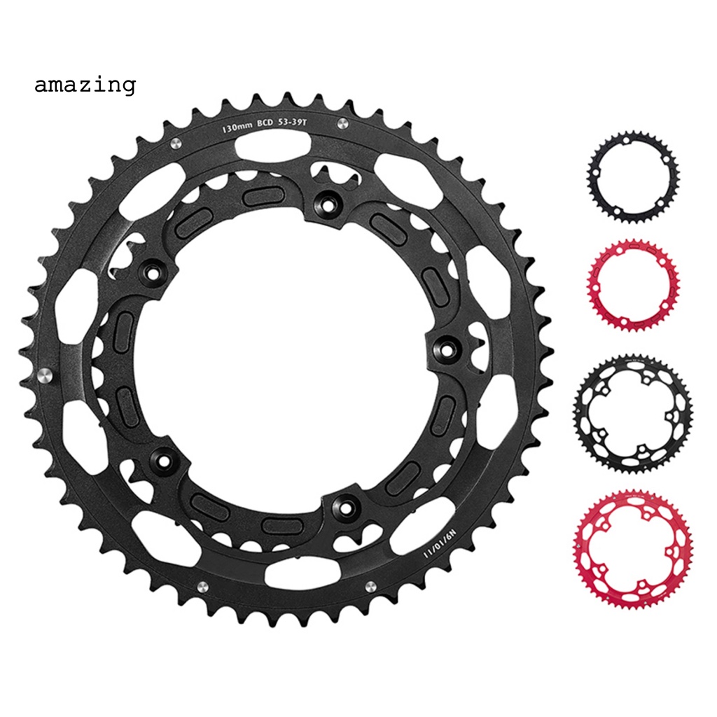 Bộ 2 Bánh Xích Xe Đạp 53T-39T Bằng Hợp Kim Nhôm Siêu Nhẹ Chất Lượng Cao