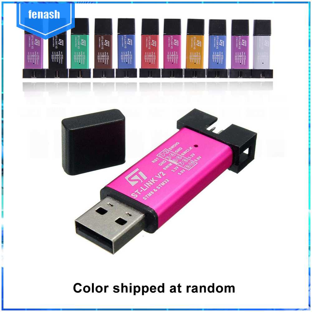 Mô Đun Lập Trình Giả Lập Trình STM8 / STM32 ST-LINK V2 Màu Sắc Ngẫu Nhiên