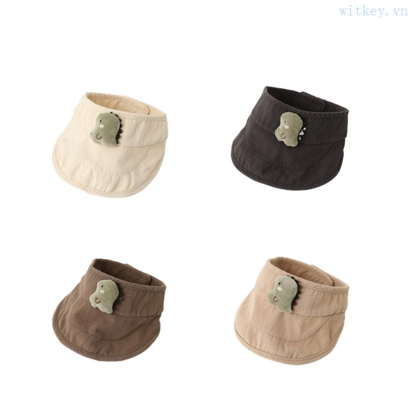 Mũ Lưỡi Trai Vải Cotton Thêu Hình Chú Gấu Dễ Thương Thời Trang Mùa Hè Cho Bé Trai + Gái