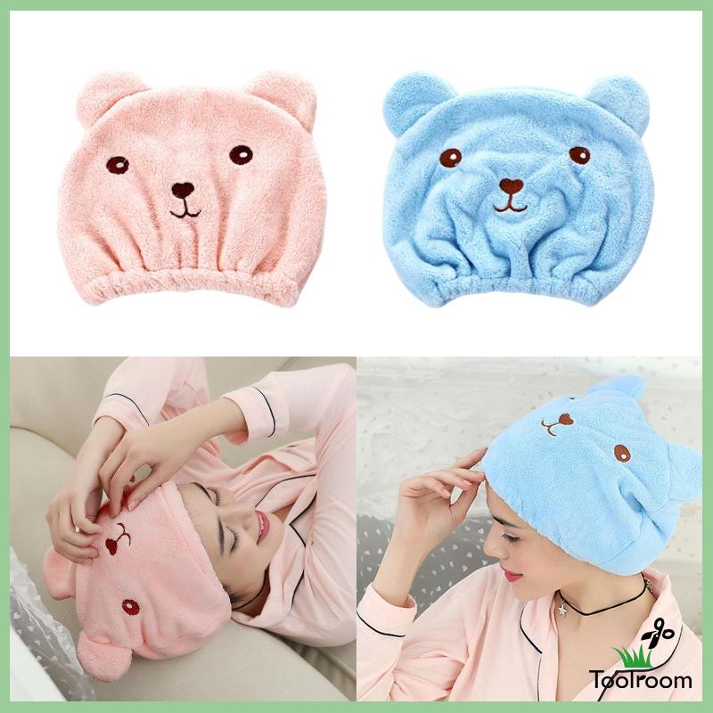 Mũ Tắm Trùm Đầu Họa Tiết Hoạt Hình Dùng Khi Đi Du Lịch