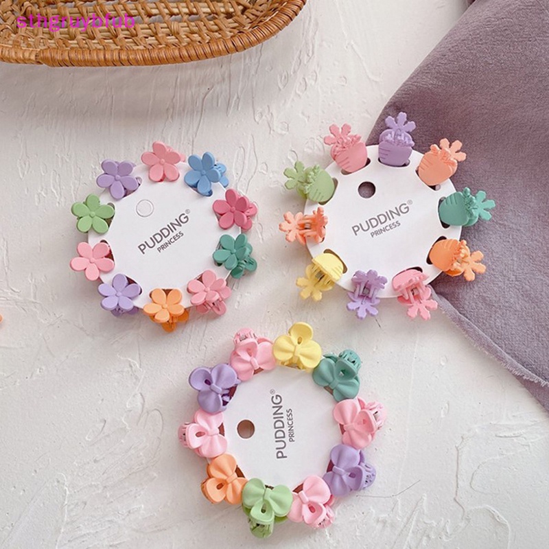 Set 10 Kẹp Tóc Hình Ngôi Sao / Bông Hoa / Chuột Mickey Dễ Thương Cho Bé Gái