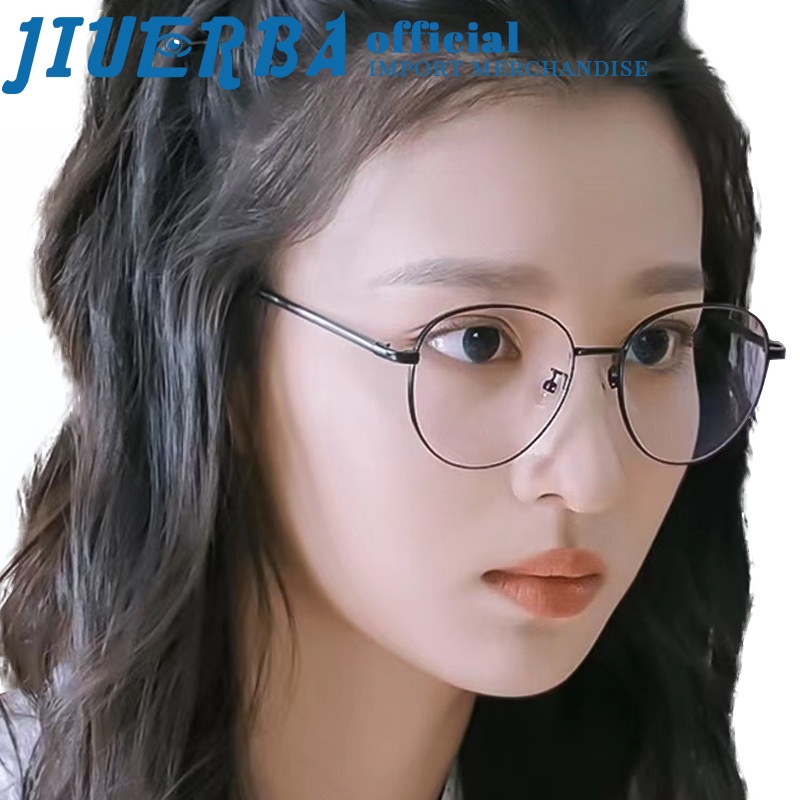 JIUERBA Mắt Kính Cận Chống Bức Xạ Tròng Kính Chống Ánh Sáng Xanh Thời Trang Hàn Quốc Cho Nam Và Nữ