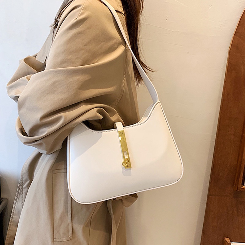 Túi đeo chéo vai nữ hai màu trắng đen thời trang - Shoulder Bag cep