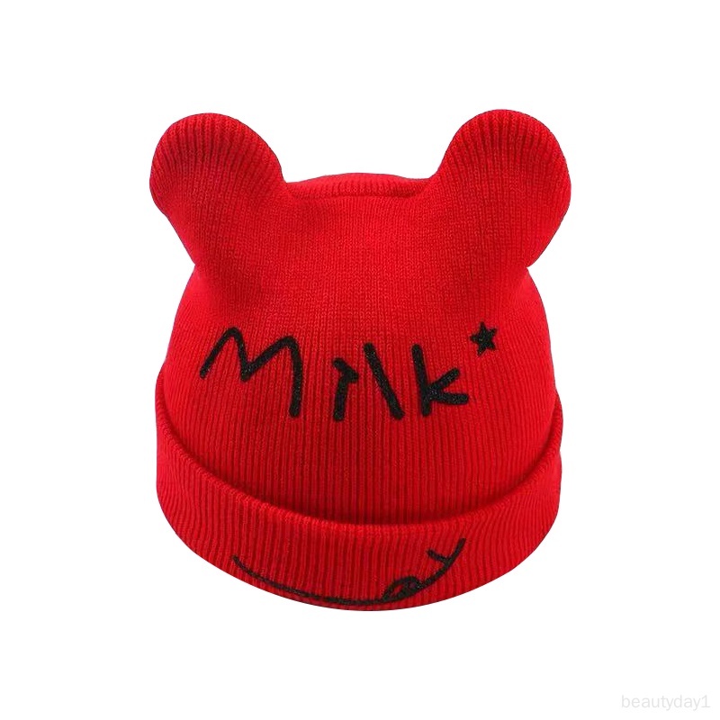 Mũ Len Giữ Ấm Hình Hoạt Hình Cho Bé