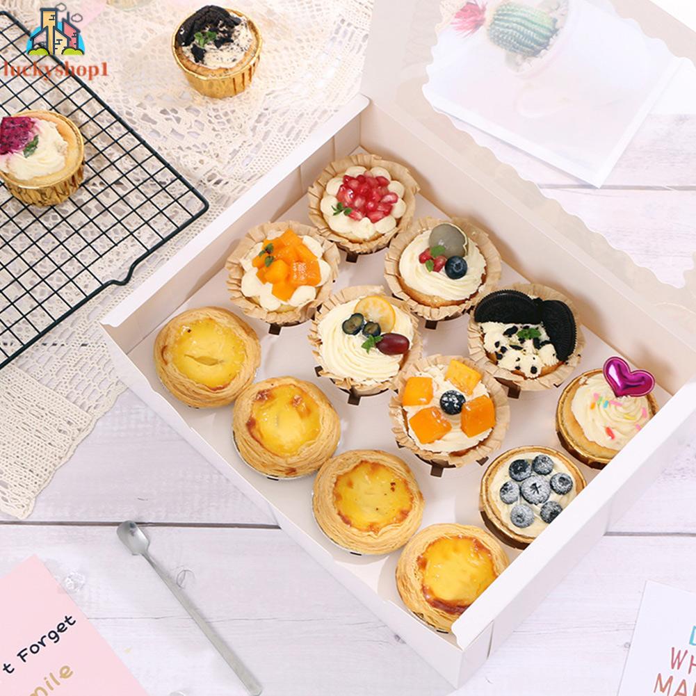 Hộp Đựng Bánh Cupcake Trang Trí Đẹp Mắt