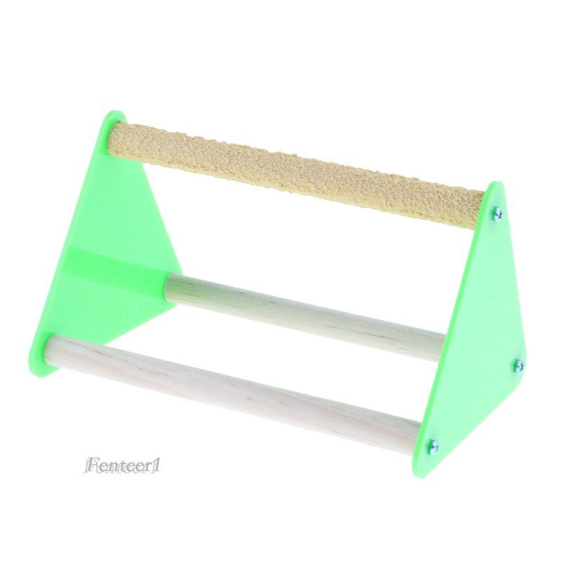 [Fenteer1] Giá Đỡ Đứng Bằng Gỗ Vui Nhộn Cho Chim Vẹt