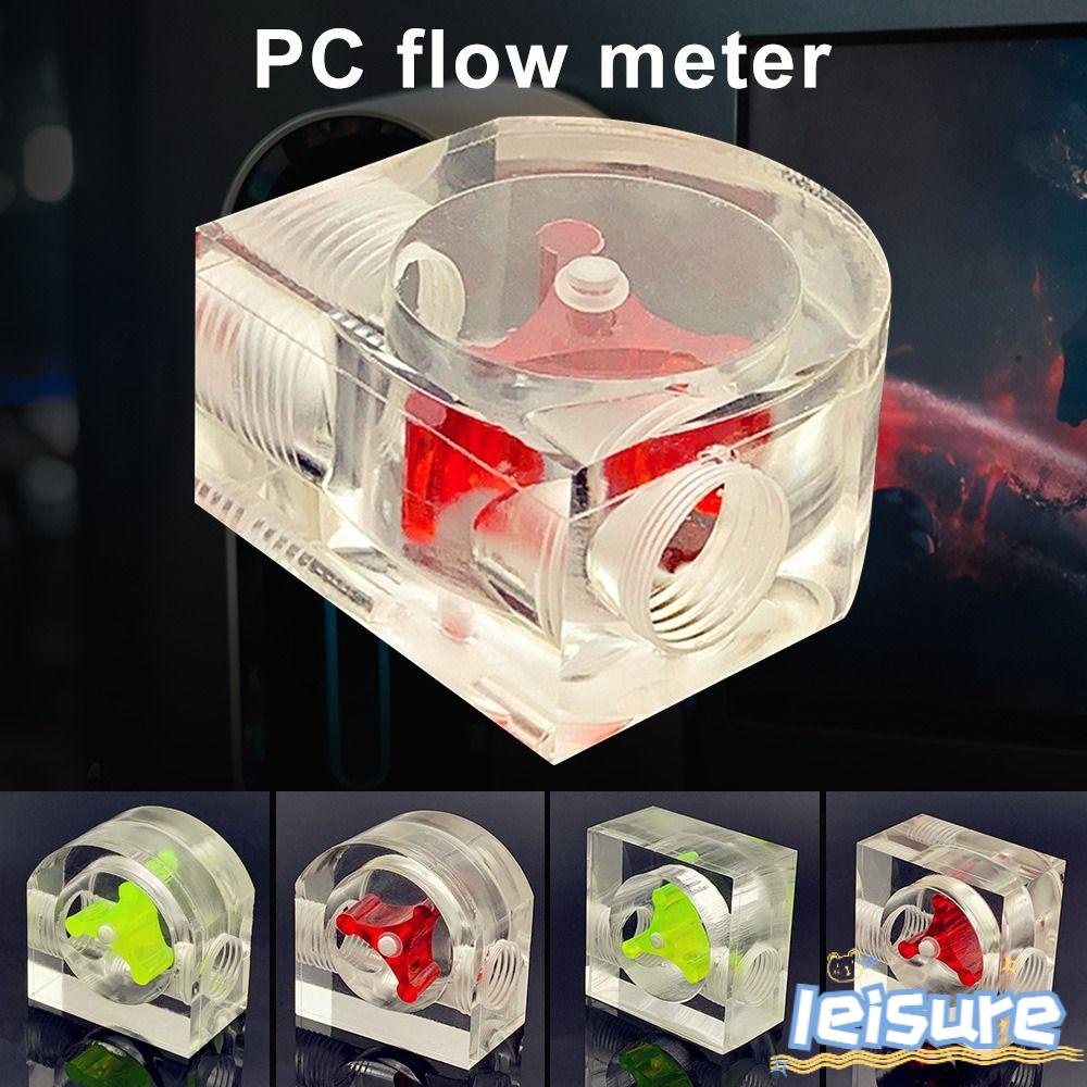 Đồng Hồ Đo Lưu Lượng Máy Tính 2 Chiều G1 / 4 Chất Liệu Acrylic Bền Dễ Lắp Đặt