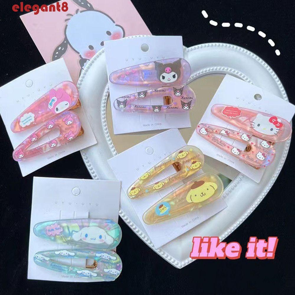 Set 2 Kẹp Tóc Hoạt Hình Dễ Thương Cho Bé Gái