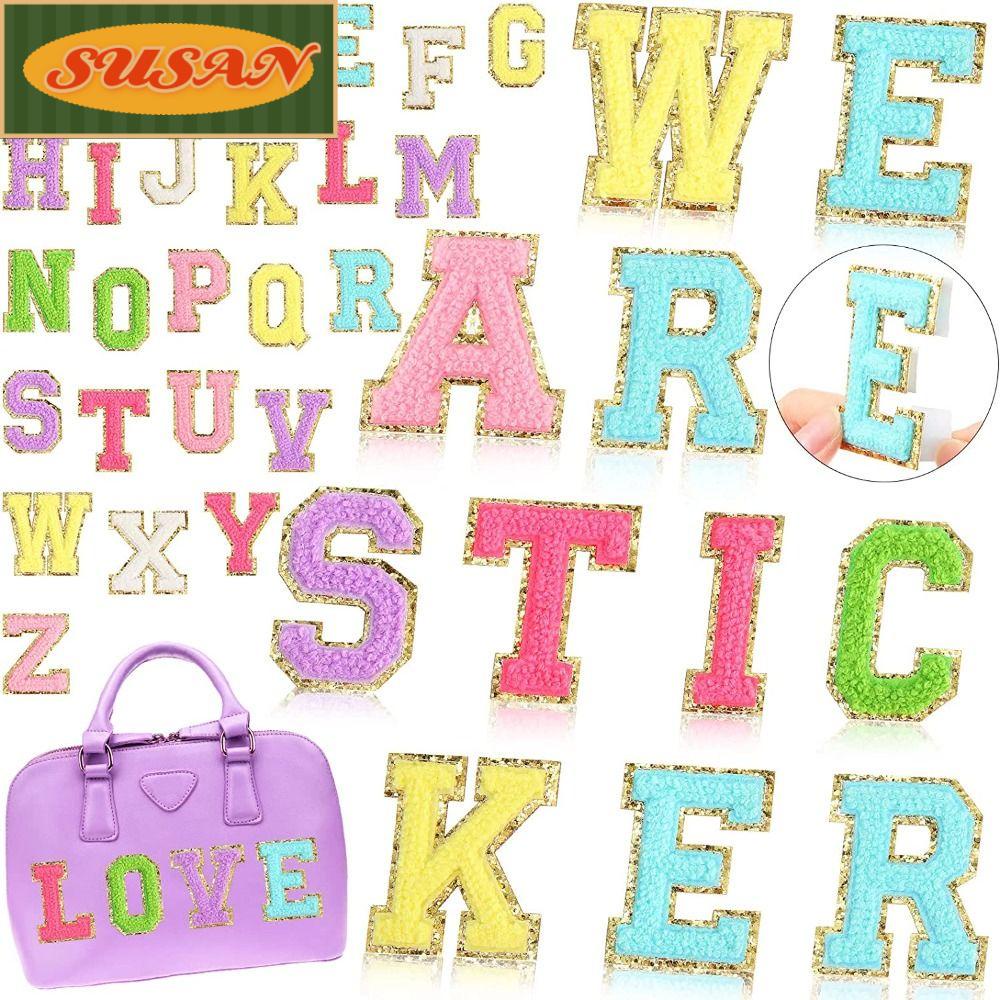 Sticker Chữ SUSANS Dán Trang Trí Quần Áo DIY