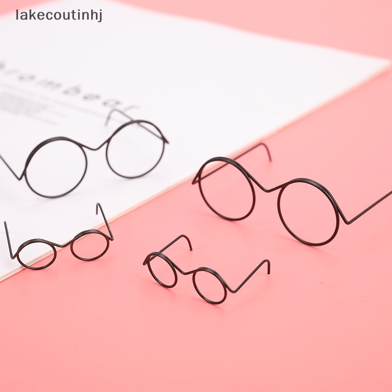 Mắt Kính Gọng Tròn Không Tròng Thời Trang Cho Búp Bê