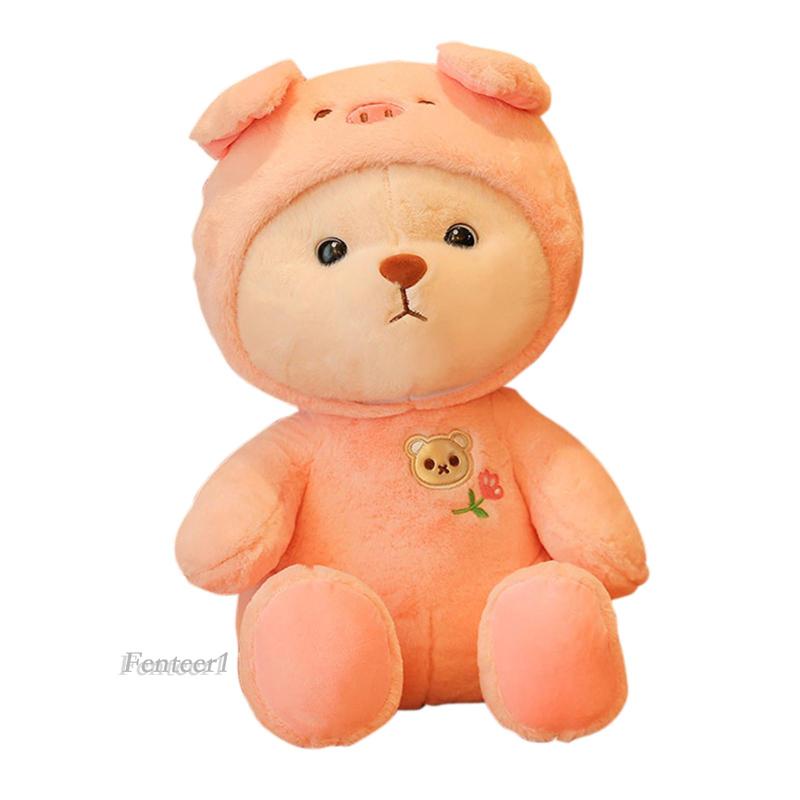 Thú Nhồi Bông Hình Động Vật Mềm Mại Dễ Thương Làm Quà Tặng Sinh Nhật Cho Người Lớn Và Trẻ Em Fenteer1