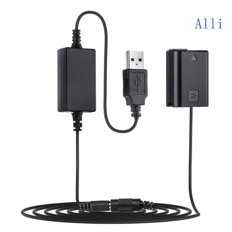 Bộ Chuyển Đổi Nguồn Điện Máy Ảnh USB Sang FW50 Aw-PW20 Cho 7 a7 a7S a7II a7R A3000 A5000 A6000 NEX5 NEX3 NEX