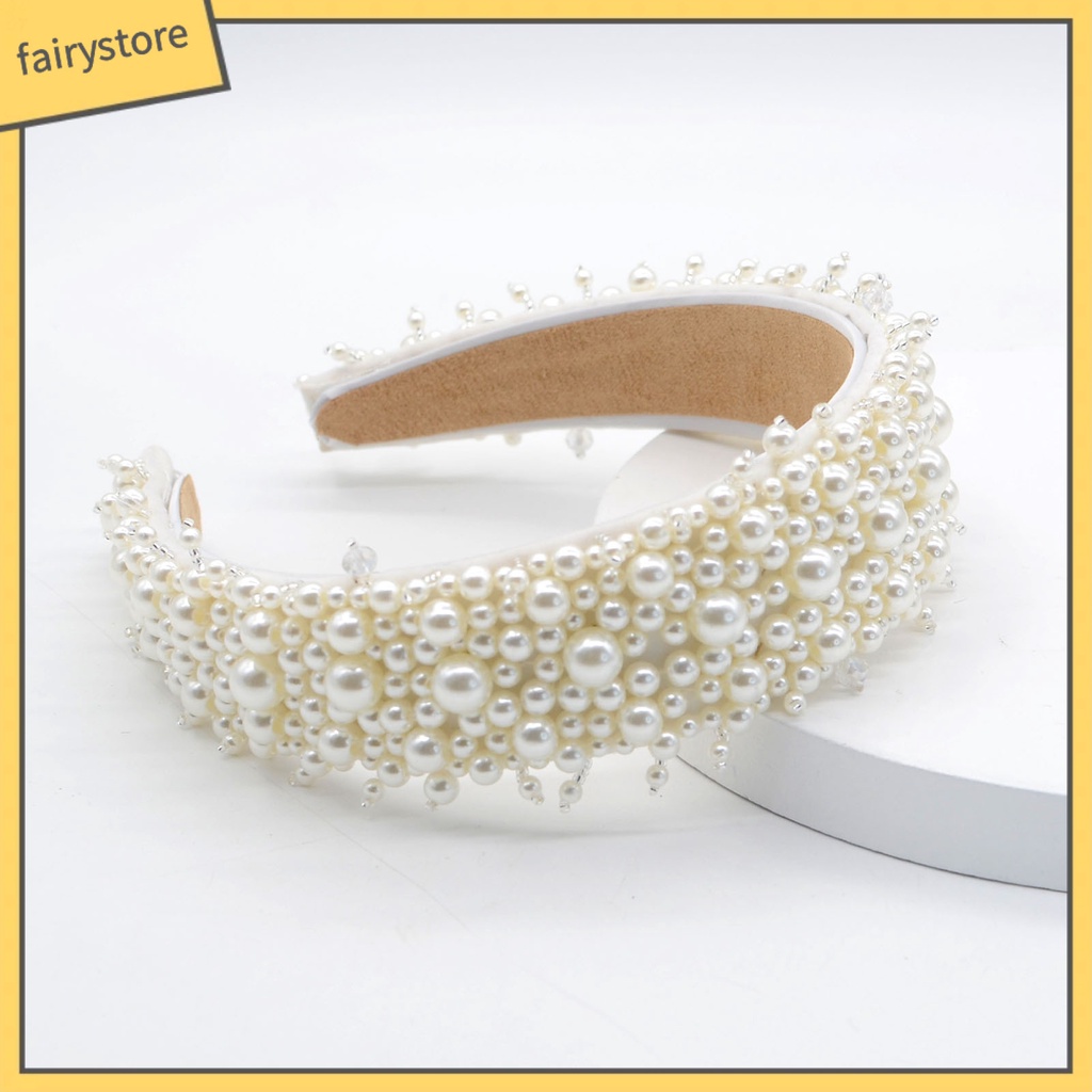 Cài Tóc Đính Đá Ngọc Trai Nhân Tạo Chống Trượt Dành Cho Nữ