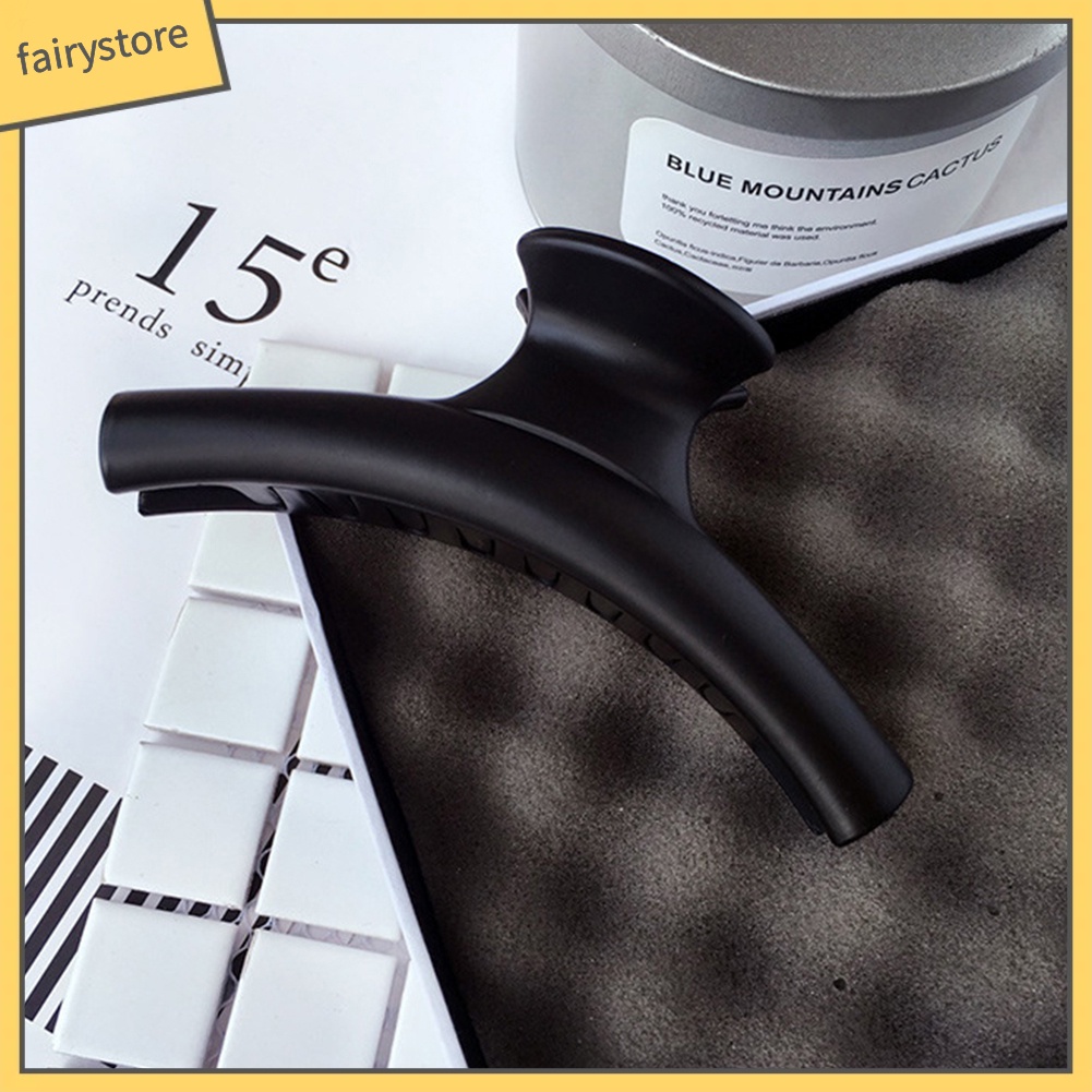 1 Kẹp Tóc Càng Cua Màu Trơn Cỡ Lớn Thời Trang Cho Nữ