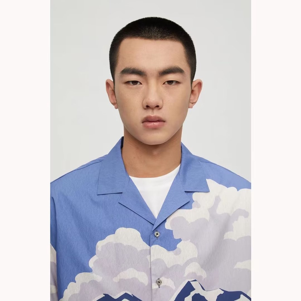 Áo Sơ Mi In Họa Tiết Thời Trang Mùa Hè Cho Nam