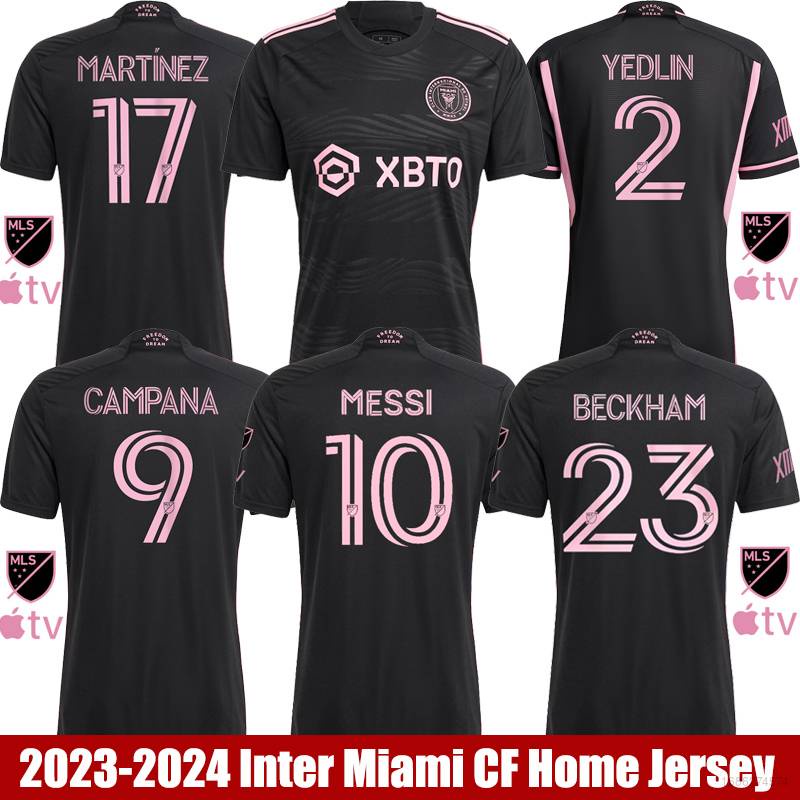 Áo Thun Thể Thao YP2 2023-2024 Inter Miami Away Yedlin Messi Beckham Martinez Campana Plus Size PY2