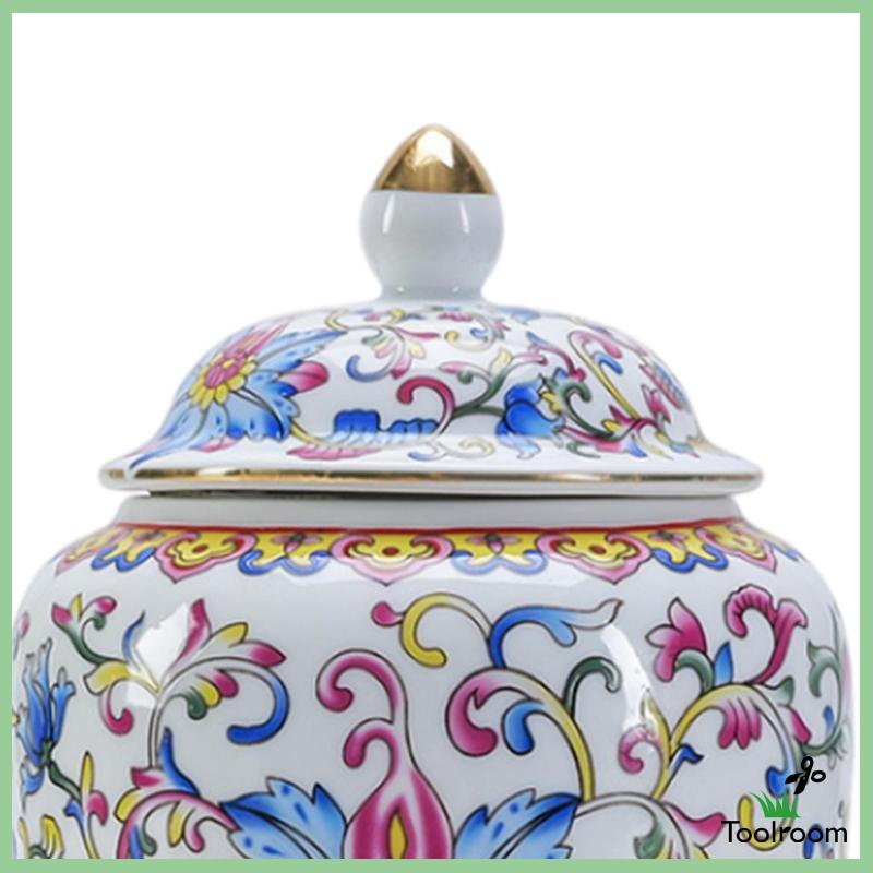 Lọ Gốm Đựng Trà Có Nắp Đậy Tiện Dụng