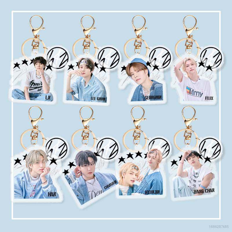 Sy2 Móc Khóa 5 Sao acrylic HAN LEE KNOW FELIX BANGCHAN IN HYUNJIN YS2