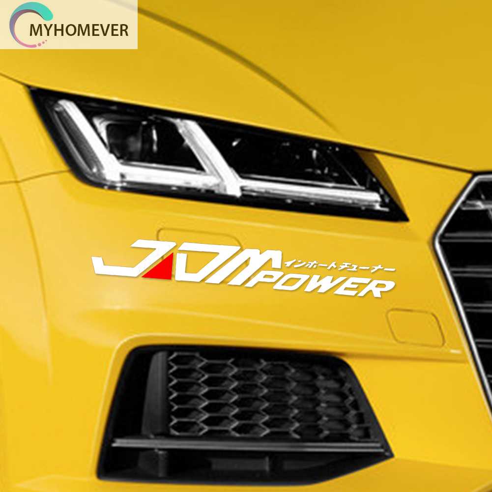 Miếng Dán Phản Quang JDM Power Trang Trí Xe Hơi