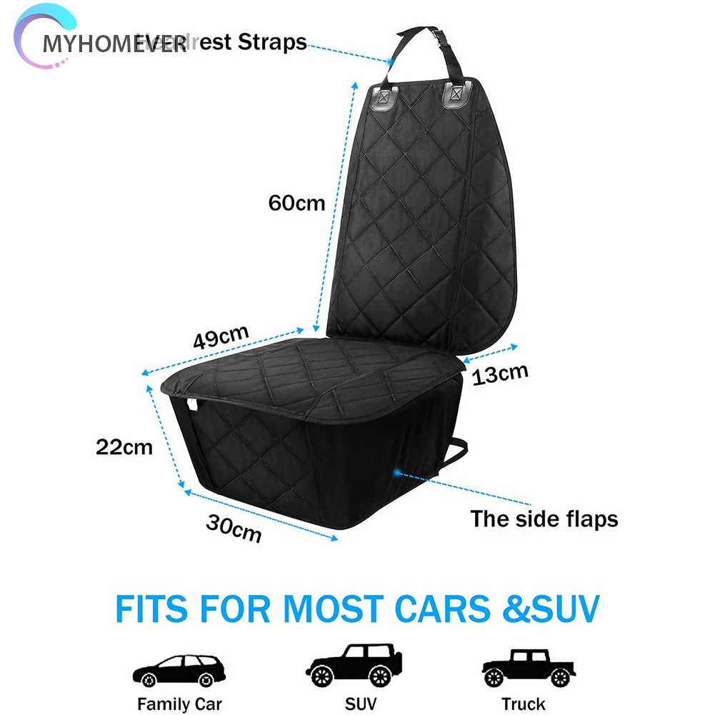 Đệm LóT Ghế Trước Xe Hơi ChốNg NướC Cho Thú Cưng - MàU Đen
