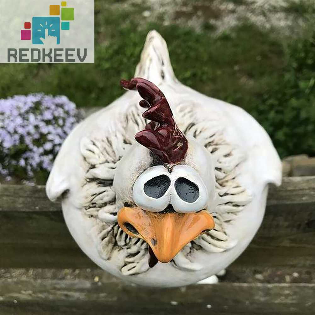 Mô Hình Hàng Rào Gà Vui Nhộn Trang Trí Sân Vườn