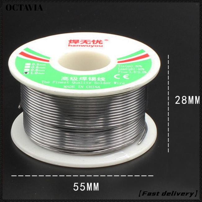 Cuộn Dây Thiếc Rosin Lõi Hàn Điện 0.5 0.6 0.8 1.0 40 / 60 100G