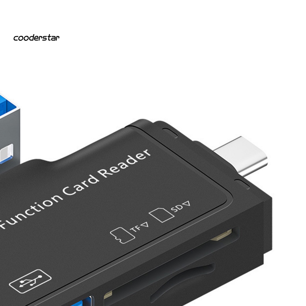 Đầu Đọc Thẻ Nhớ Mini Cho Notebook Micro USB Type-C TF SD