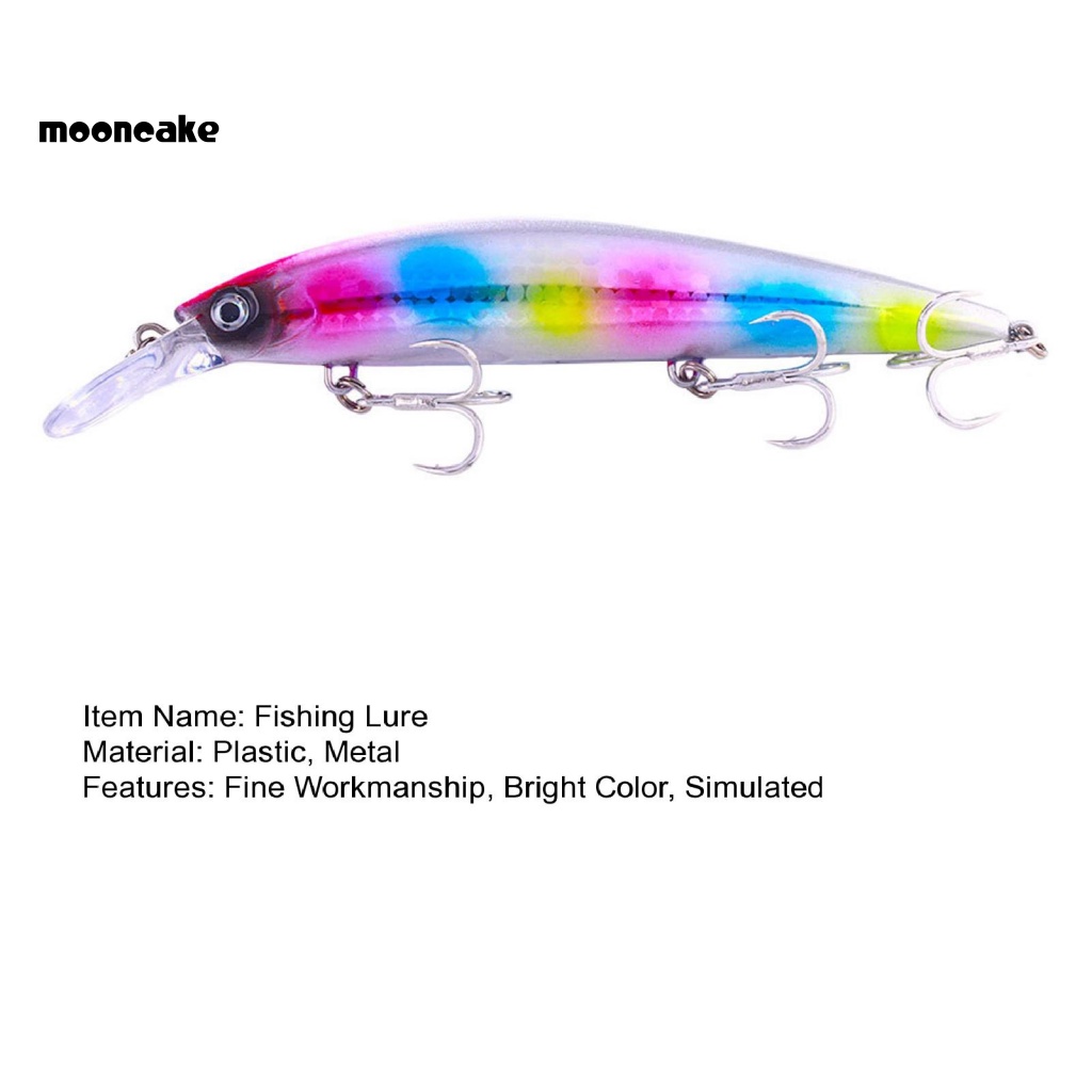 Mồi Câu Cá Giả 3D Màu Sắc Tươi Sáng