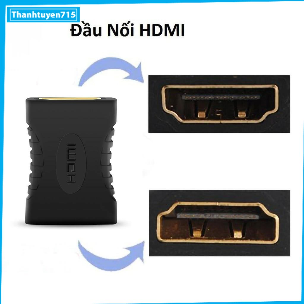 Đầu Nối HDMI 2 Đầu Cái, Đầu Nối Dài HDMI  2 đầu âm