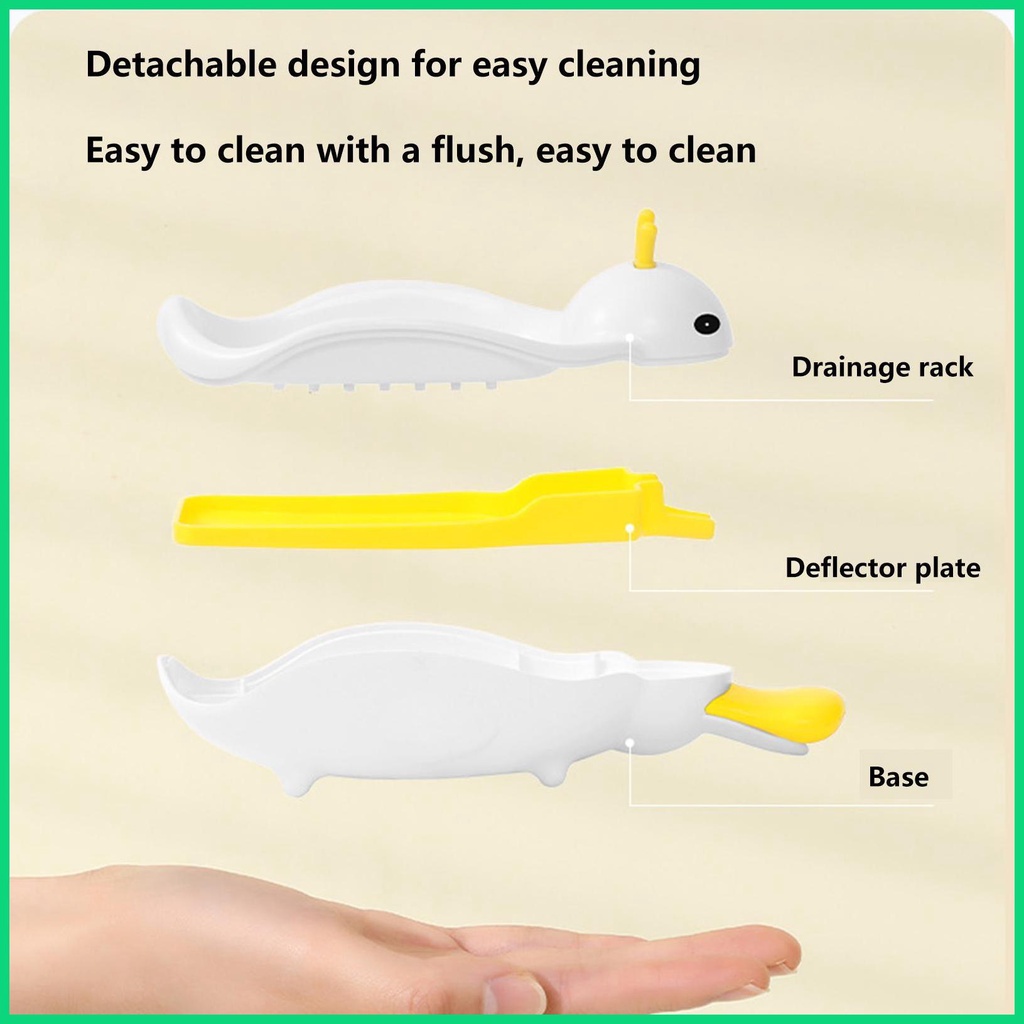 Khay Đựng Xà Phòng Hình Chú Vịt Dễ Thương Tiện Dụng Cho Nhà Bếp / Nhà Tắm