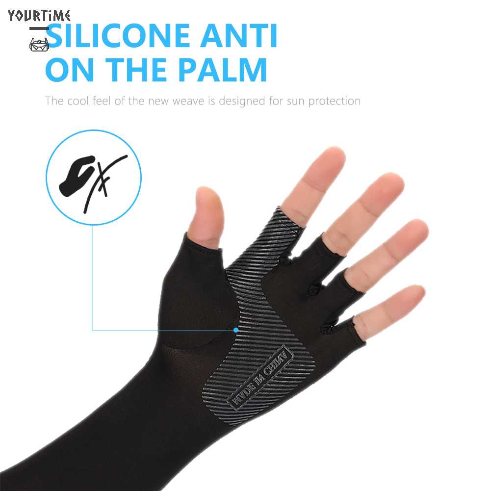 Set 2 Găng Tay Chống Trượt Bằng Silicone Tiện Dụng Khi Leo Núi