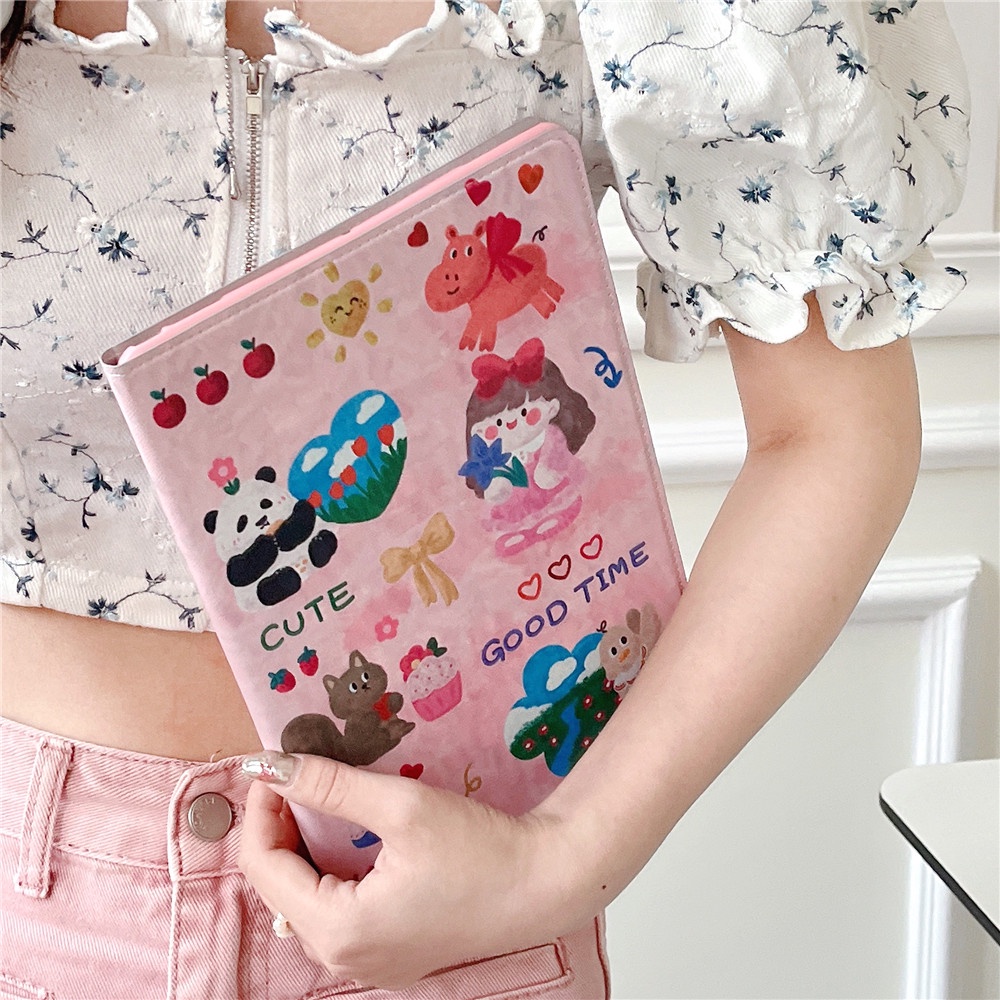 Bao Da Máy Tính Bảng Thông Minh Cho iPad Mini 1 2 3 4 5 6 Air Pro 9.7 "10.2" 10.5 "11.0" 10.9 "5th / 6th / 7th / 8th / 9th / 10th Gen 2017 / 18 2020 2012