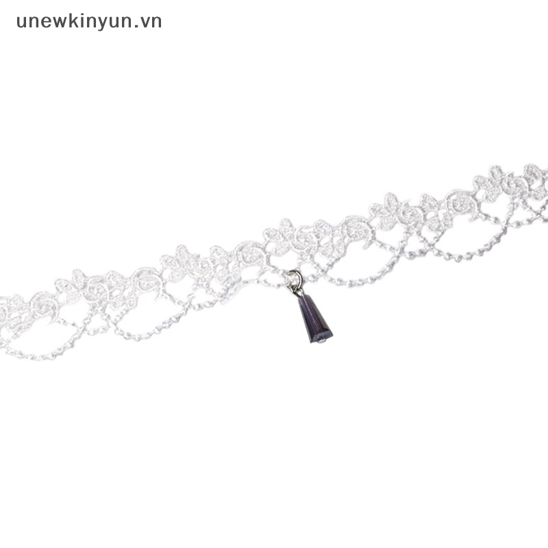 Vòng Cổ Ren Trắng Ngọt Ngào Đáng Yêu Cho Nữ