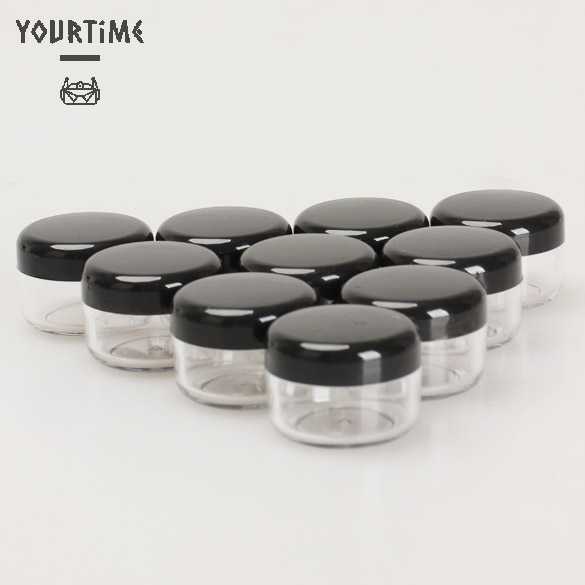 Set 10 Lọ Rỗng Đựng Mỹ Phẩm 5g / ml Tiện Dụng