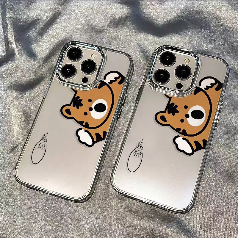 ✅Ốp Điện Thoại Mềm Chống Sốc In Hình Hổ Dễ Thương Cho Iphone 14Pro 7 11 13Plus 12 8Max