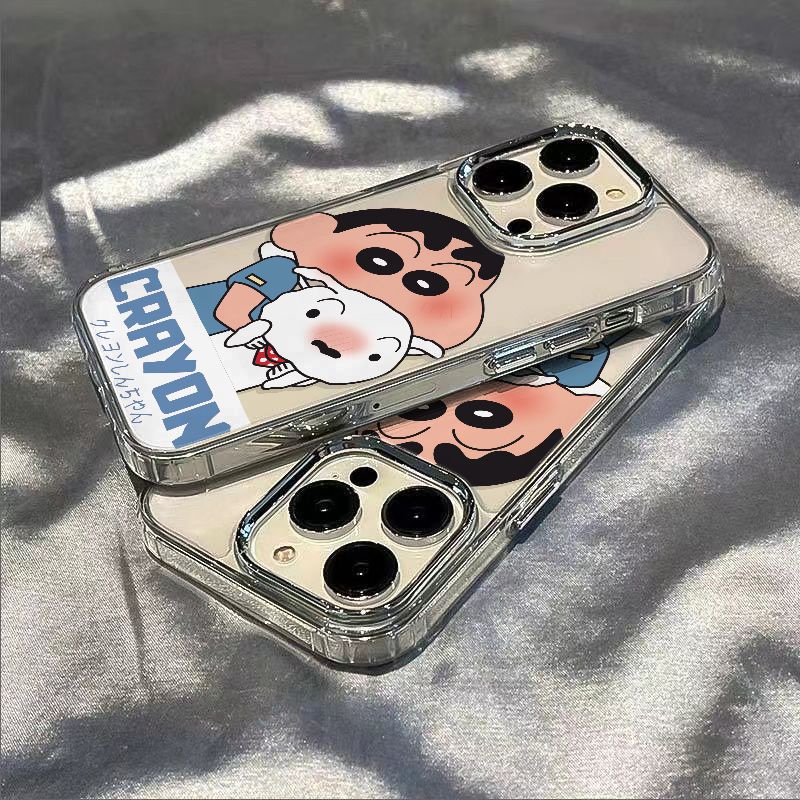 ✅Ốp Điện Thoại Mềm Chống Sốc In Hình Chú Cún Shin-Chan Cho Iphone 11 plus 13In 1214Pro8 7 5B2N
