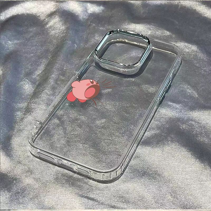 ✅Ốp Điện Thoại Dẻo Họa Tiết Ngôi Sao Kirby Đơn Giản Chống Sốc Cho Iphone 14pro 117 13Iphone12In plus8 / Apple