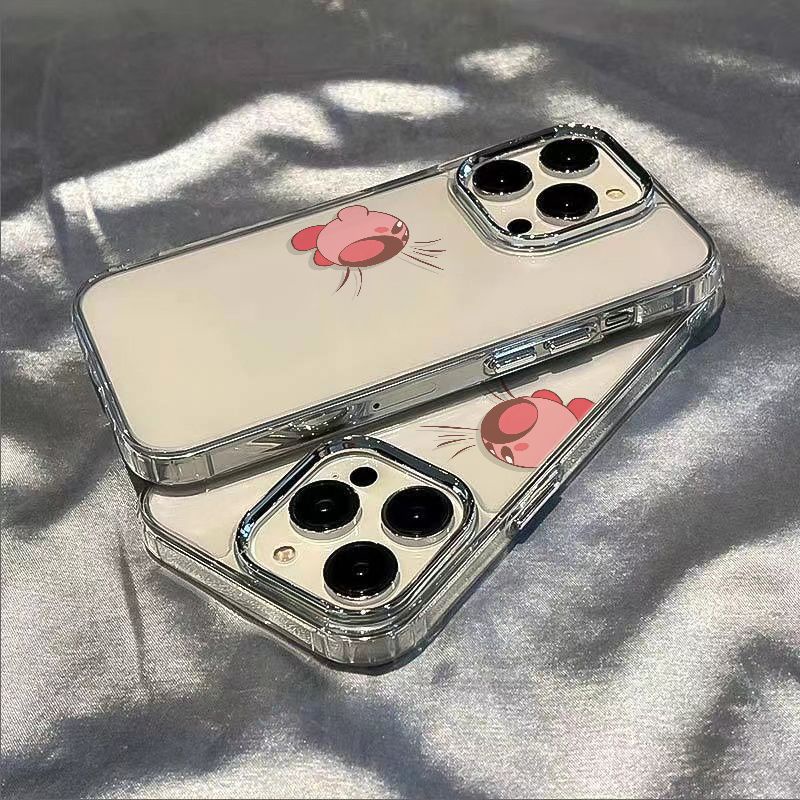 ✅Ốp Điện Thoại Dẻo Họa Tiết Ngôi Sao Kirby Đơn Giản Chống Sốc Cho Iphone 14pro 117 13Iphone12In plus8 / Apple