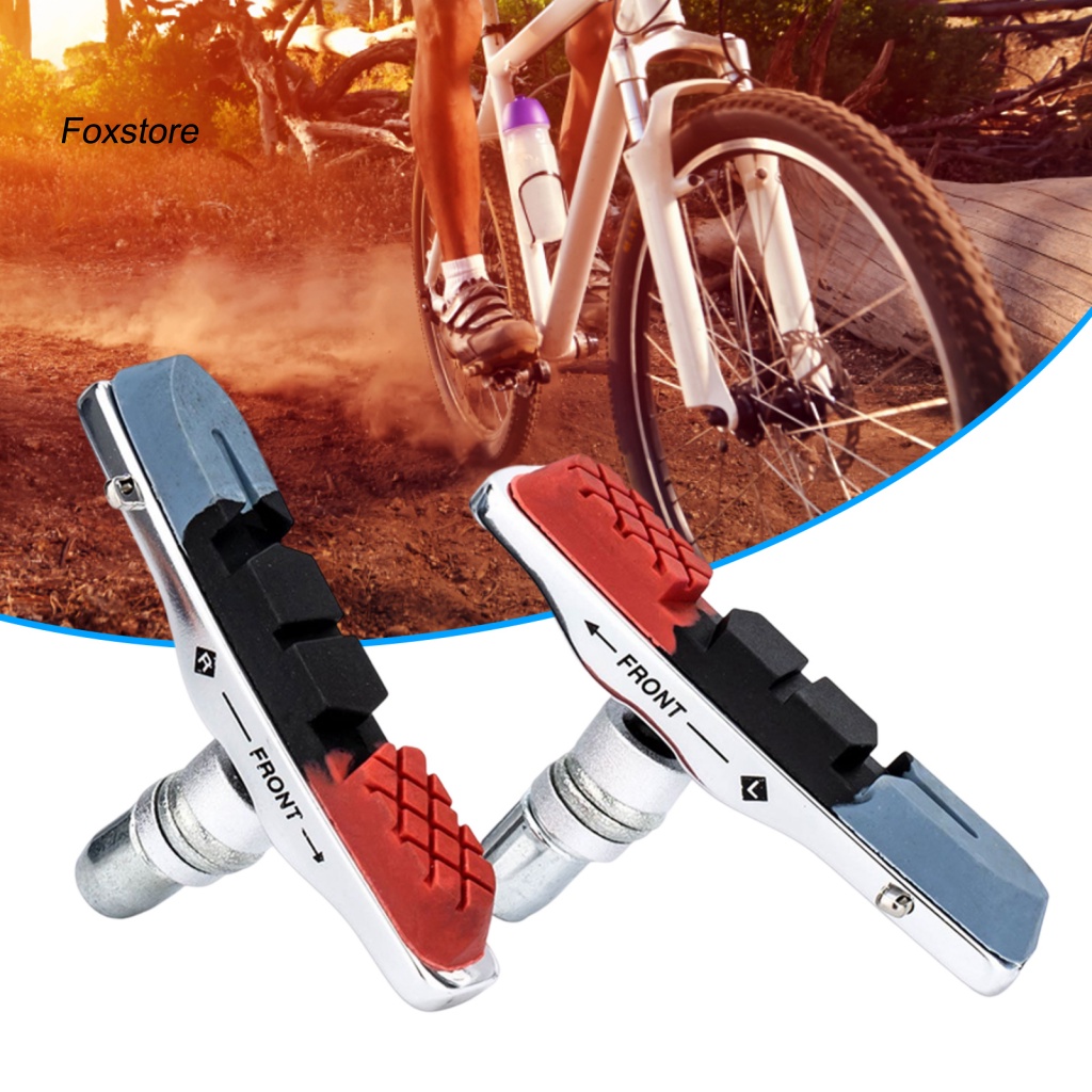 1 Cặp Má Phanh Xe Đạp Chống Biến Dạng Dạng Khối Chất Lượng Cao