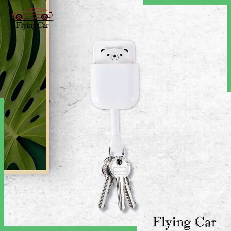 [Lzdjfmy2] Móc Treo Mũ Tự Dính Hình Hoạt Hình Đáng Yêu Kèm Khăn Lau