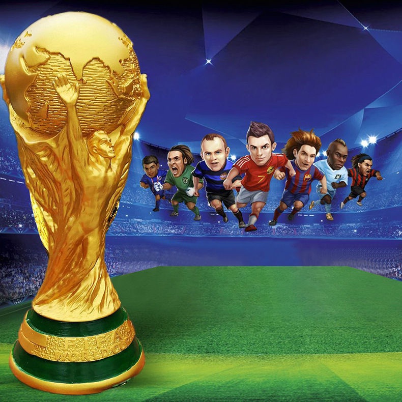 Mô hình Cúp bóng đá lưu niệm Cúp bóng đá Thế Giới FIFA đồ thủ công trang trí cúp Thế Giới cạnh tranh