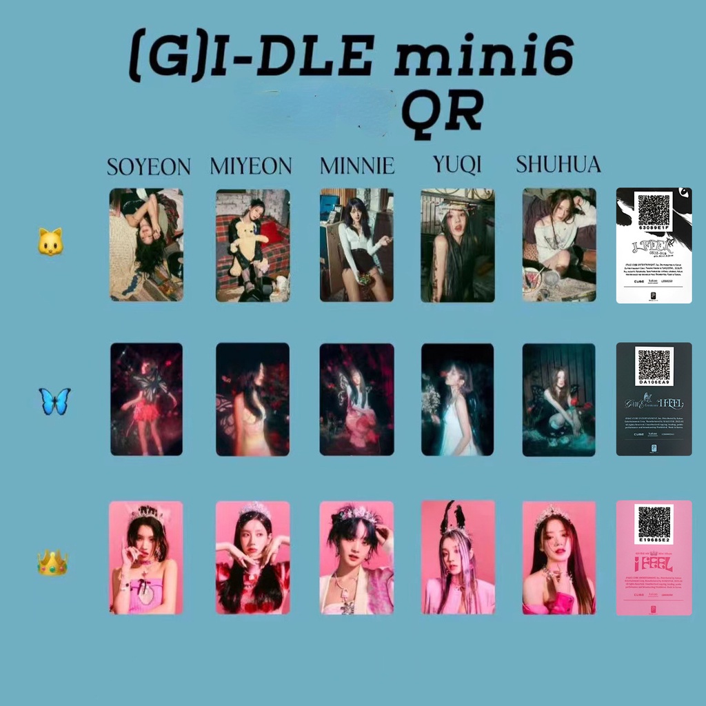 Bộ Sưu Tập Thẻ I-DLE I Feel E-Proprietary - QR