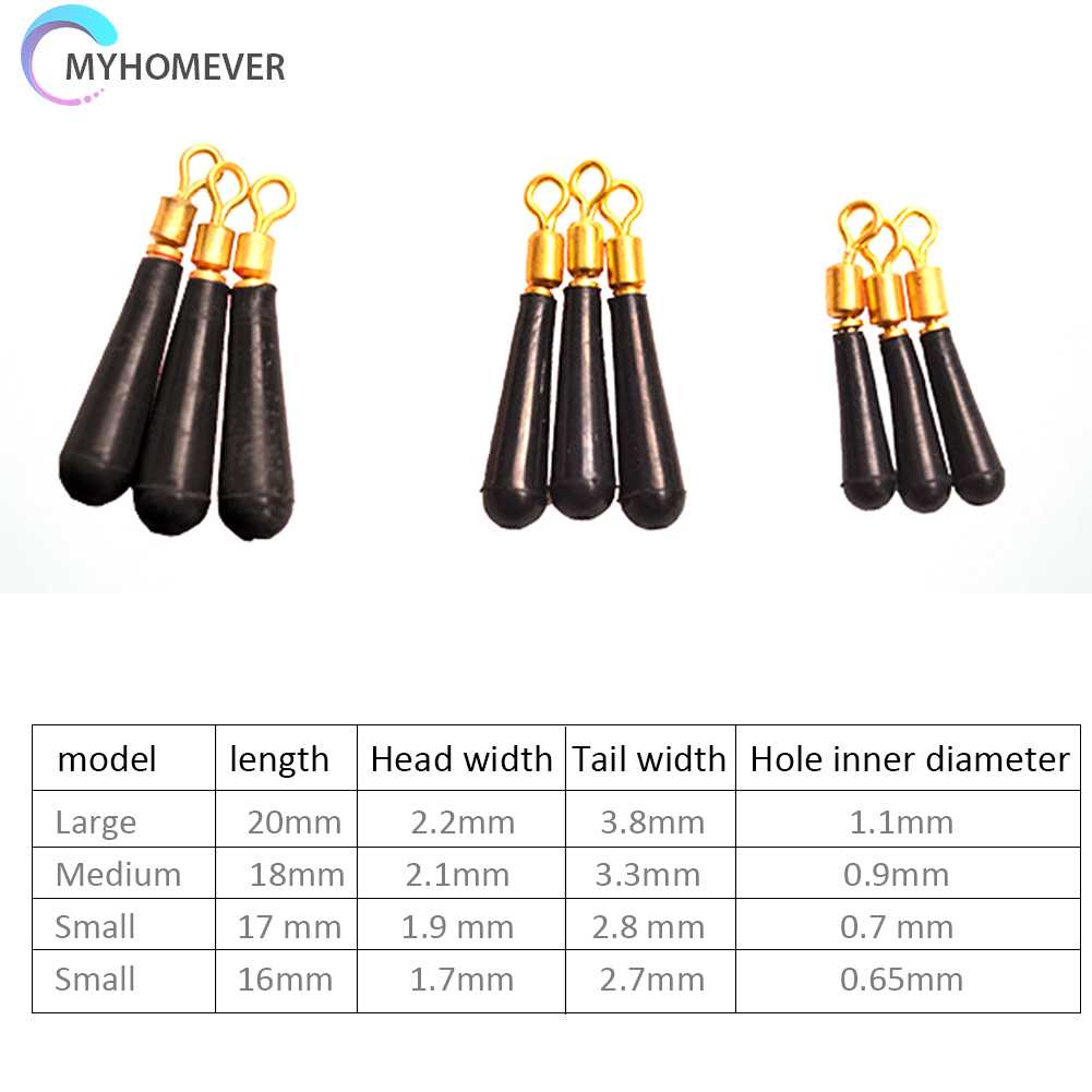 Phao Câu Cá Đầu Đồng Cao Su Xoay Được Tiện Dụng