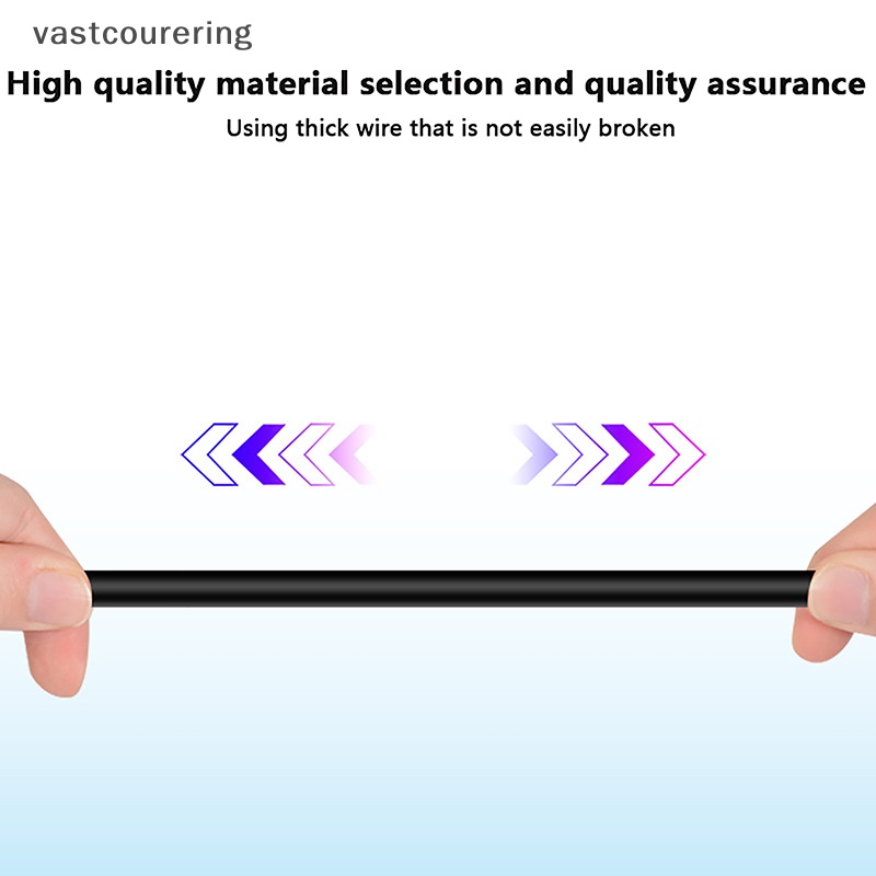 Vast Tai Vòng Chữ D Một Mặt Tương Thích Với Tai Nghe 3.5MM Cho Hệ Thống Điều Hướng Radio Du Lịch