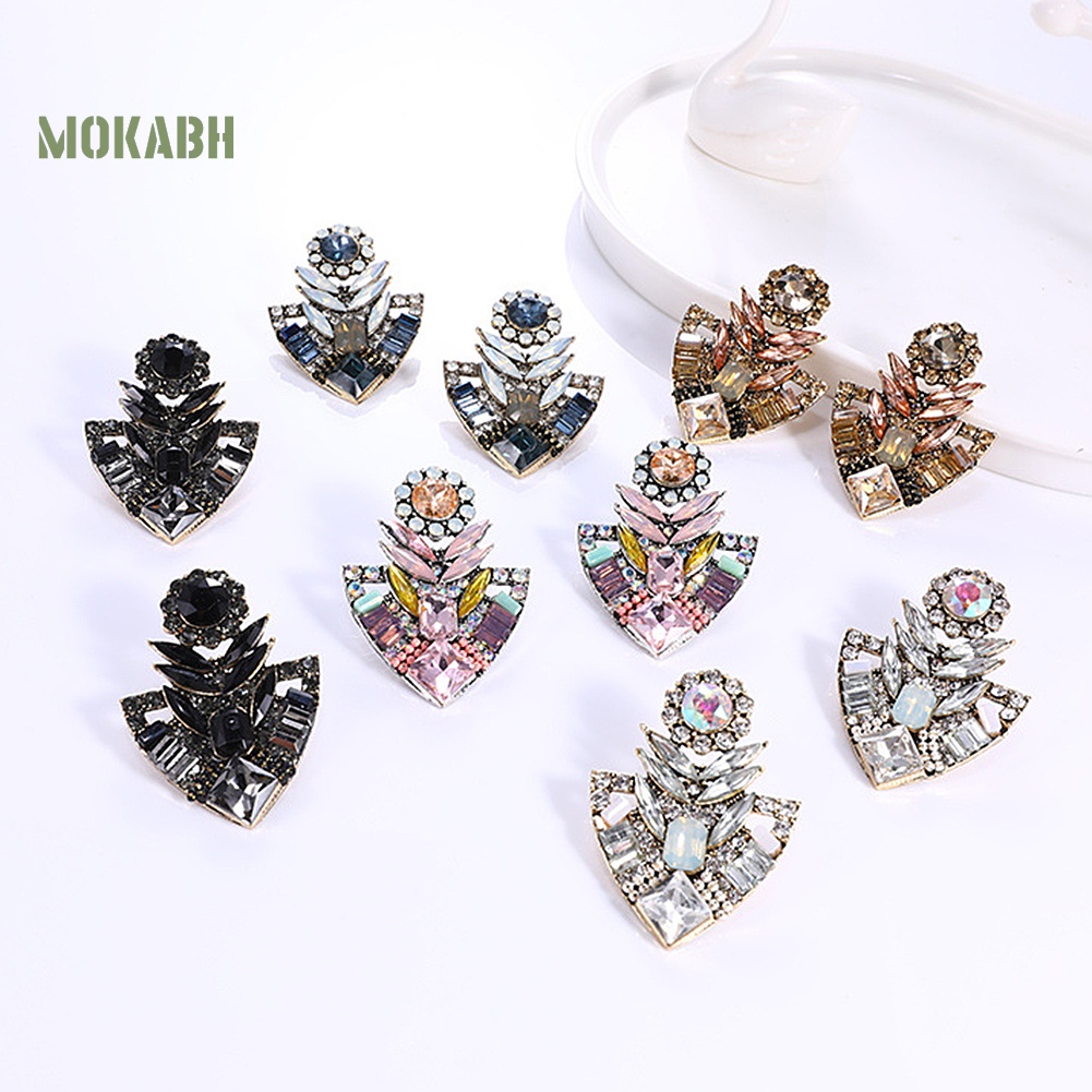 Bông Tai Đính Đá Thời Trang Phong Cách Bohemian Dành Cho Nữ