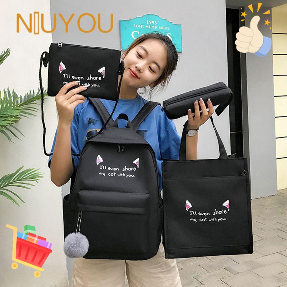 Set Ba Lô + Túi Đeo Chéo + Ví Cầm Tay Thời Trang Cho Nữ